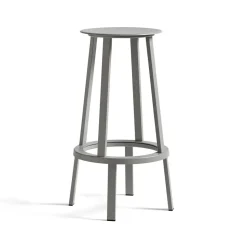 Taburete alto Revolver, Sky grey, high