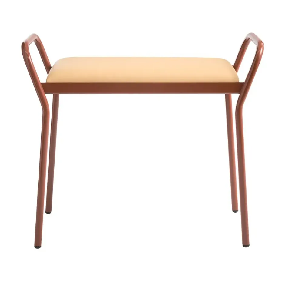 Taburete Anyone, Cinnamon-vegeta trace leather