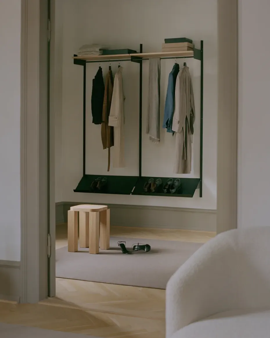 Taburete Atlas, Natural Oak