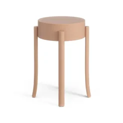Taburete Avavick, Abedul-beige pink