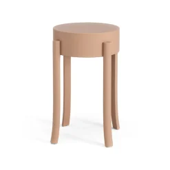 Taburete Avavick, Abedul-beige pink