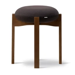 Taburete bajo Pioneer, Vidar 386-roble teñido ahumado lacado