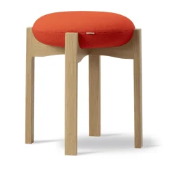 Taburete bajo Pioneer, Vidar 542 - roble lacado