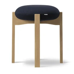 Taburete bajo Pioneer, Vidar 786 - roble lacado