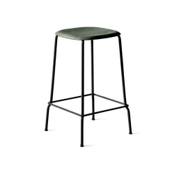 Taburete bajo Soft Edge 30, hunter, estructura de acero negra