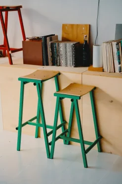 Taburete bajo Taburete 8, 65 cm, Soft jade