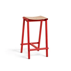 Taburete bajo Taburete 8, 65 cm, Signal red