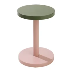 Taburete bajo Trisse Ø31x45 cm, Creole pink