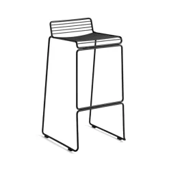 Taburete bar Hee High barstol 75 cm, Black