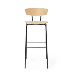 Taburete bar Herman, Oak white oiled