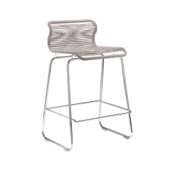 Taburete bar Panton One kitchen, Carmen, acero inoxidable