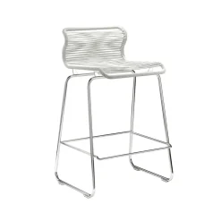 Taburete bar Panton One kitchen, Duke, acero inoxidable