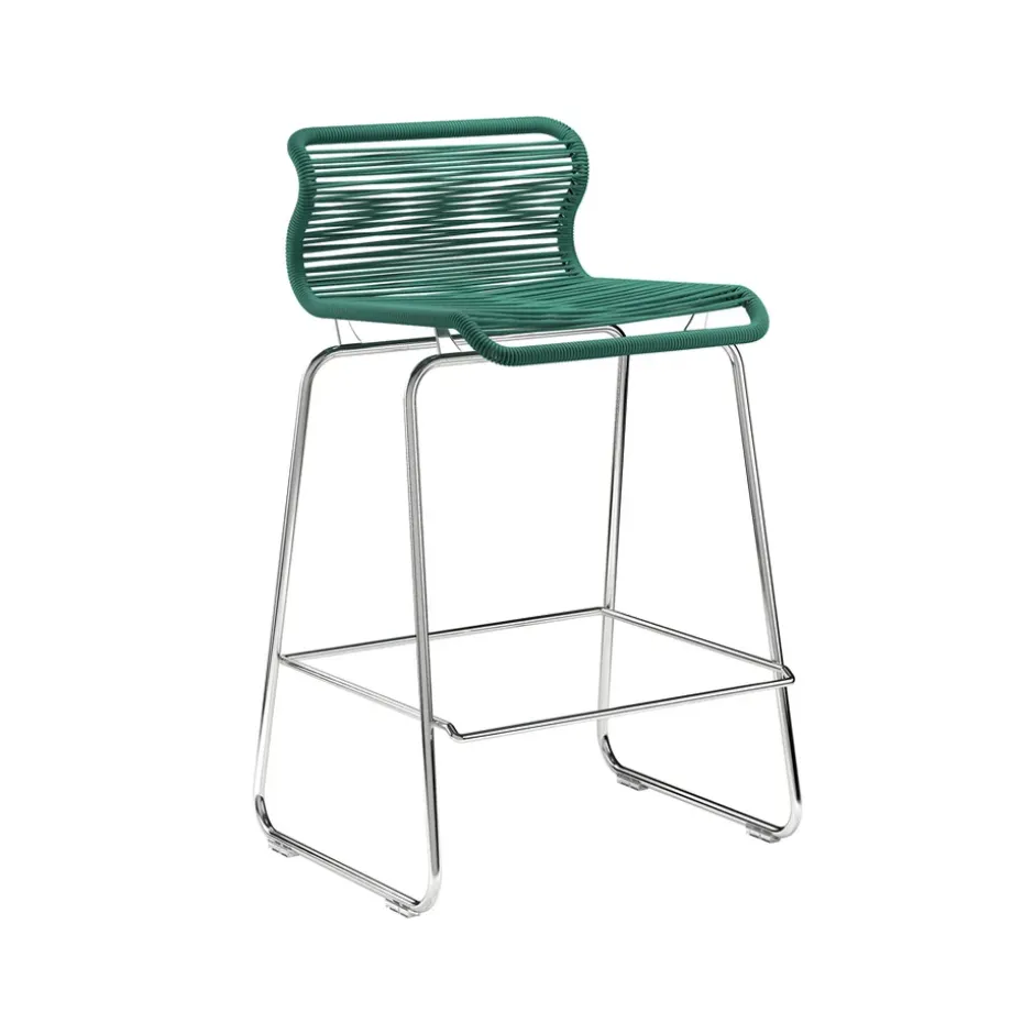 Taburete bar Panton One kitchen, Holmes, acero inoxidable