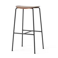 Taburete bar Pavilion AV38 79 cm, Black-lacquered walnut