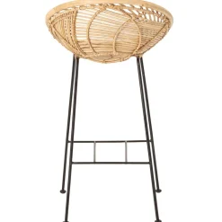 Taburete bar Yonne ratán, Natural