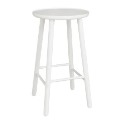 Taburete bar ZigZag 63 cm, Abedul blanco