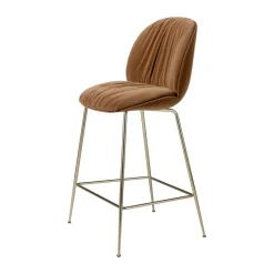 Taburete Beetle Soft 65 cm tapizado, Reales Gubi 001-cromo negro