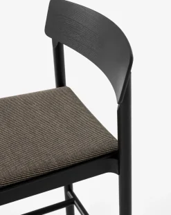 Taburete Betty TK14 Counter Chair 65 cm, Fuse 0351-fresno lacado negro