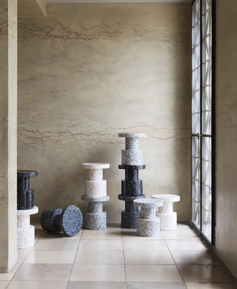 Taburete Bit, Blanco