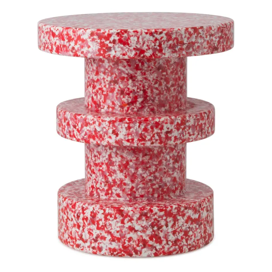 Taburete Bit Stack, Rojo