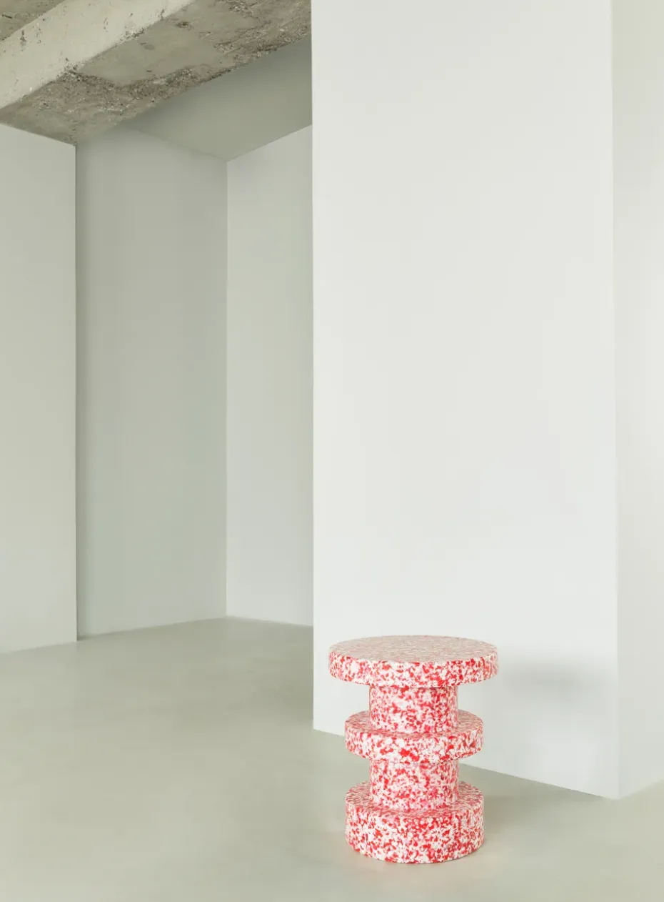 Taburete Bit Stack, Rojo