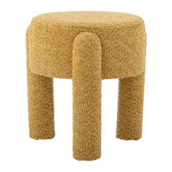 Taburete Bruno Ø42 cm, Amarillo