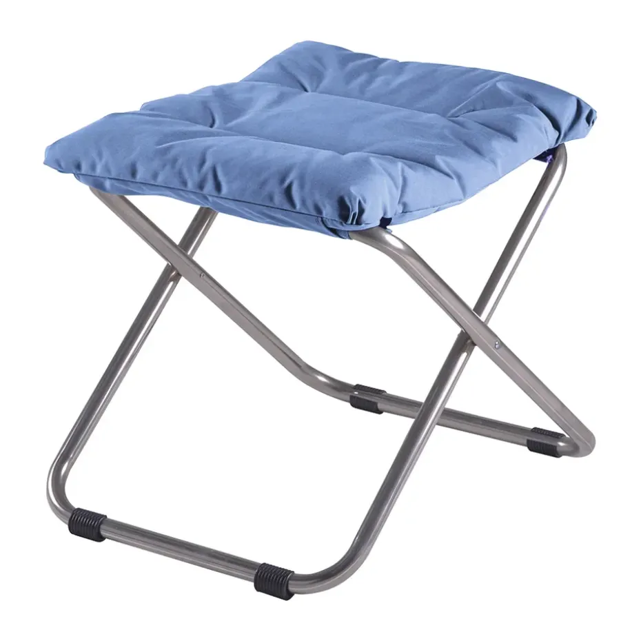 Taburete Chico Soft, Azul claro-beige supertex