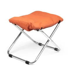 Taburete Chico Soft, Orange, estructura de aluminio