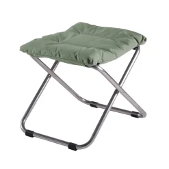 Taburete Chico Soft, Sage green, estructura de aluminio