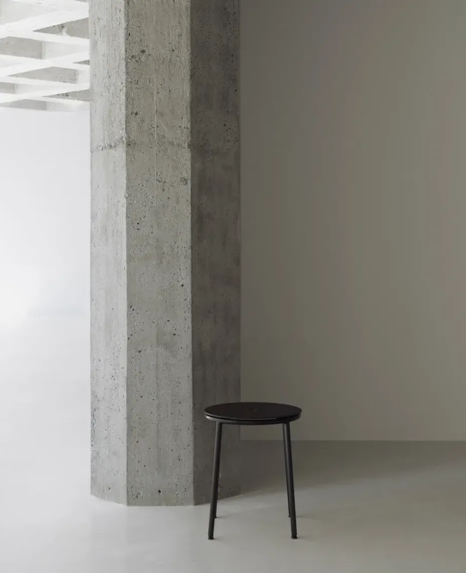 Taburete Circa 45 cm, Aluminio negro