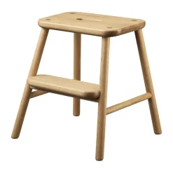 Taburete con escalón J180 Sønderup, Oak nature oiled