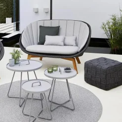 Taburete Cube, Dark grey