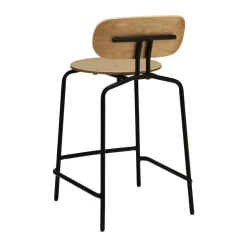 Taburete Curious 65 cm, Oak-black