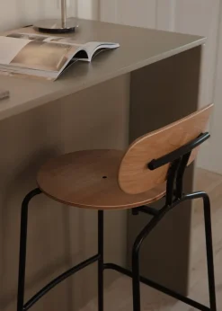 Taburete Curious 75 cm, Oak-black