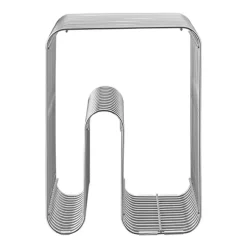 Taburete Curva, plata