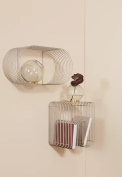 Taburete Curva, Taupe