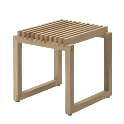 Taburete Cutter, roble