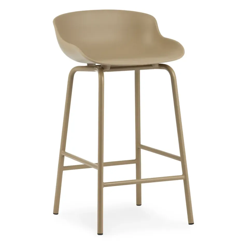 Taburete de bar con patas de metal Hyg 65 cm, Sand