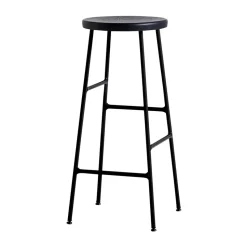 Taburete de bar Cornet 75 cm, Soft black oak-soft black