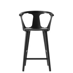 Taburete de bar In Between SK7, fresno negro esmaltado