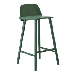 Taburete de bar Nerd 75 cm, Verde oscuro