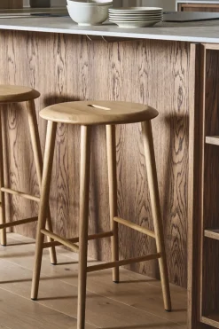 Taburete de bar Norrabo 65 cm, Naturlackad ek