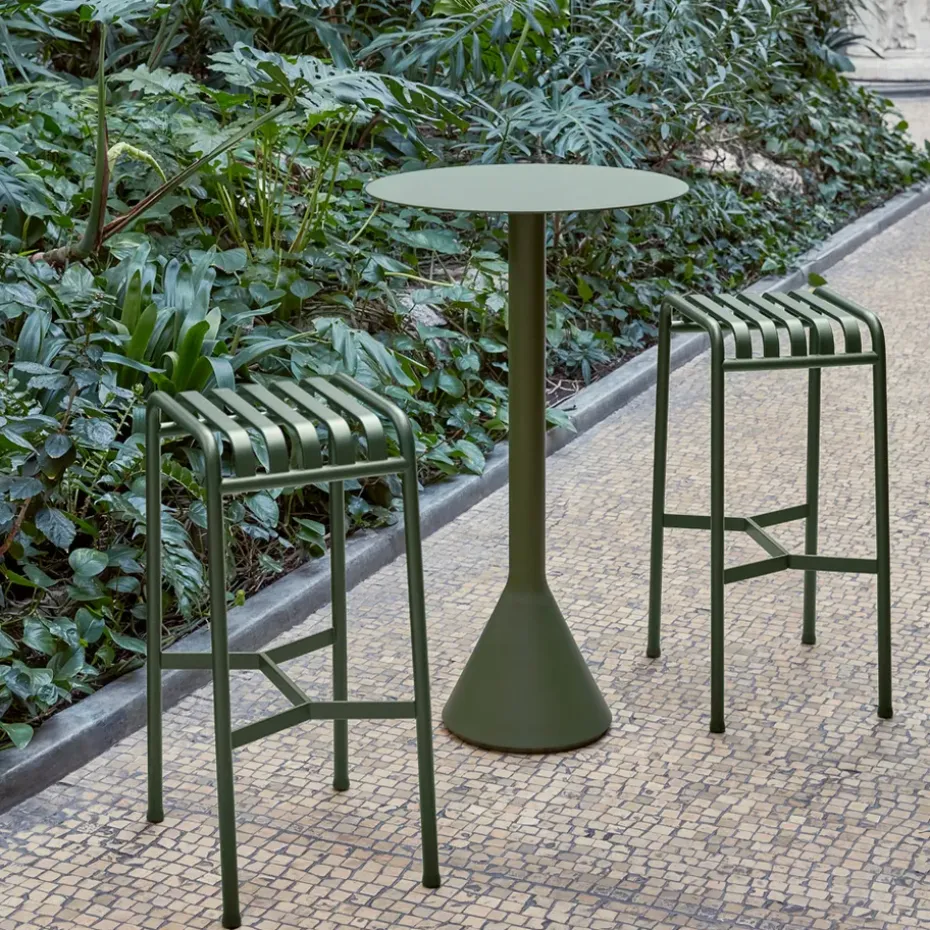 Taburete de bar Palissade, Sky grey