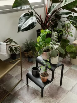 Taburete escalera Up, Black