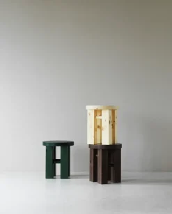 Taburete Fyr 45 cm, Dark brown