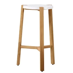 Taburete Happy 66, Blanco