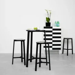 Taburete Happy, Negro-negro