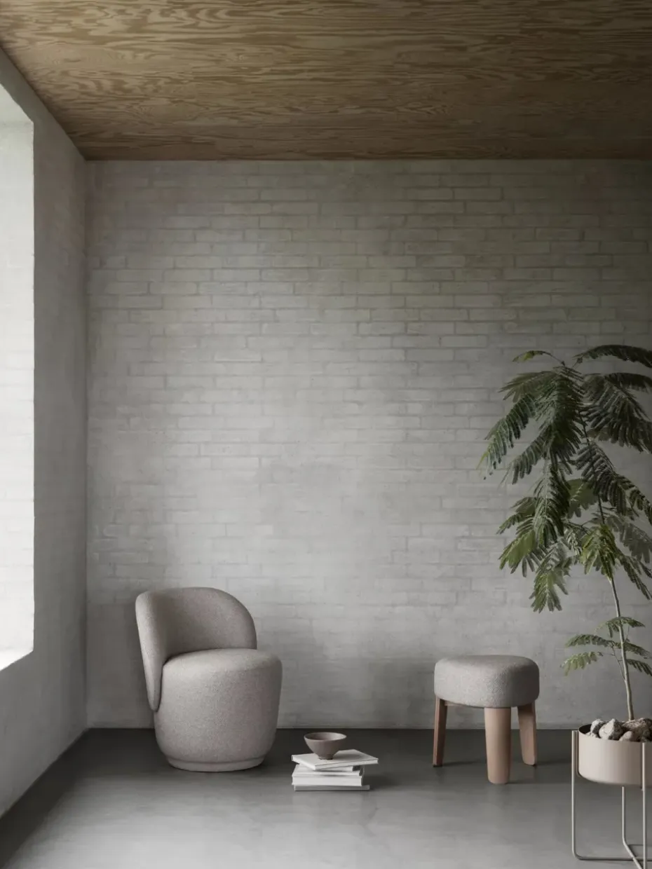 Taburete Kuon Ø47x45 cm, Socia desert