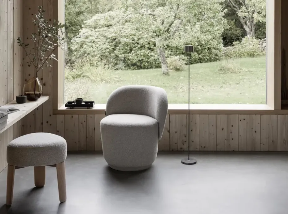 Taburete Kuon Ø47x45 cm, Socia desert