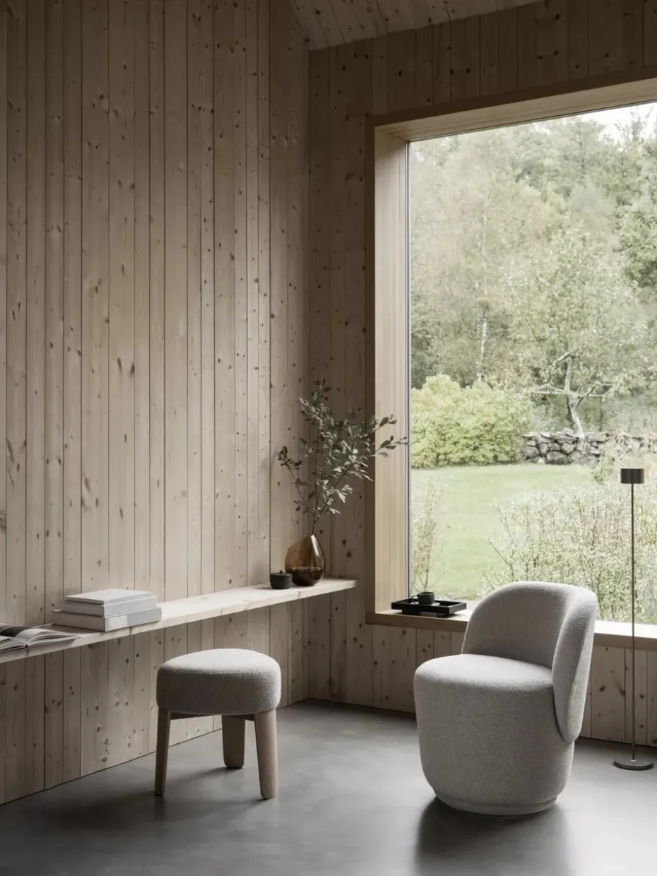 Taburete Kuon Ø47x45 cm, Socia desert